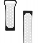 Kellarihm toppelt silikooniga Tactical 712 22 mm, must/valge