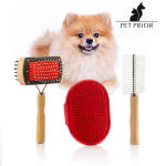 Koerte harjade komplekt Bigbuy Pets Collection Pet Prior, 3 tk.