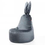 Kott-tool Qubo&trade; Baby Rabbit, m&ouml;&ouml;blikangas, tumehall