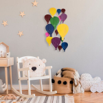 Metallist seinadekoratsioon, 53 x 100 x 7 cm