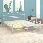 vidaXL lippidega voodi alusp&otilde;hi, 17 liistu, 100 x 200 cm, Ruda