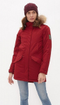 Huppa Naiste talveparka TEZZA, dark red