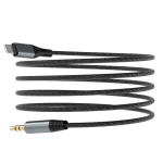 Lightning helikaabel - mini jack 3,5 mm 1 m halli v&auml;rv (L11PRO)