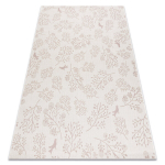 Sisal vaip SISAL FLAT 48774/526 Lehed, linnud koor roosa