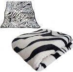 Voodikate - pleed KW-20, must-valge, 160 x 210 cm