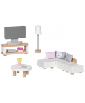 TV riiul - Nuku m&ouml;&ouml;bel - 15 t&uuml;kki - Puidust p&ouml;&ouml;k - M&otilde;&otilde;tmed 9,5 x 3 x 4 cm