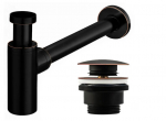 Sifoon pesemisalusele Klik-Klak Universal OLD BLACK