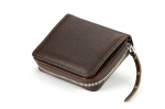 Stiilne, k&auml;sitsi valmistatud nahast rahakott naistele. №302-4-2
