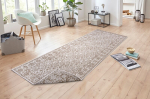 Northrugs kahepoolne vaip In-& Outdoor Curacao, beež, 80x350 cm