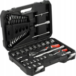 Yato t&ouml;&ouml;riistakomplekt YT-38742, 41 tk, 1/4" 6.3 mm, 1/2" 12.7 mm, 72 hammast, CrV 6140, CrV 50BV30, AS-Drive, autoteenused