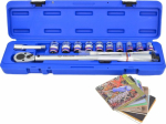 King Tony d&uuml;namomeetriline v&otilde;ti 1/2", 42&ndash;210 Nm, koos peadega