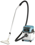 Tolmuimeja Makita tolmuimeja DVC150LZ, 2x18V, 15L, 12L vedeliku jaoks, 9-24 kPa, L klass, 5m juhe, antistaatiline voolik