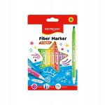 Kustutavad markerid Keyroad Fiber Marker, 12 tk., v&auml;rvide segu