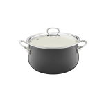Emalia Olkusz emailitud pott 16 cm, 1.3 L, hall