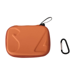 Sunnylife OA5-B893-C kott ACTION 5 PRO/OSMO Action 4/3, oranž, PU nahk+EVA, 140g, 156x116x67mm