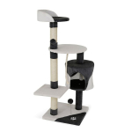 Lionto kraapimispost, hall/valge, 112 cm