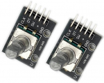 2 tk p&ouml;&ouml;rlev kodeerimismoodul KY-040 Raspberry Pi ja Arduino jaoks