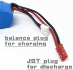 1 tk laetav Lipo aku (7.4V 1100mAh) auto droonile A949 A959 A959 A969 A979 V912 V913 V262 L959 T23 T55 F45