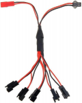 1 tk DFD F182 F183 F187 JJRC H8C H8D RC Quadricopteri asenduskaabel akulaadija 2-5 JST + SM pistik