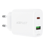 seineline USB C laadija / USB 20W, PPS, PD, QC 3.0, AFC, FCP valge (A25 valge)