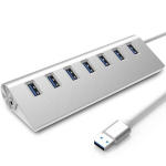 Pordi jaotur arvutile HUB 7 x USB 3.0, lisatoiteport Windows, MacOs, Linuxi jaoks