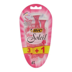 Manuaalne habemenuga Bic Miss Soleil Moteris 4 tk.