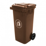 Pr&uuml;gikonteiner 120 l, pruun