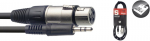 Stagg 3.5mm miniJack TRS - XLR/f 3m
