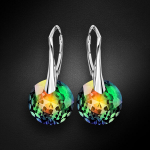 Naiste h&otilde;bedased k&otilde;rvar&otilde;ngad DiamondSky "Marianne (Vitrail Medium)" Swarovski kristallidega