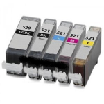 ANALOOG TINTIDE KOMPLEKT PGI-520 / CLI-521 CMYK