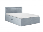 Voodi Mazzini Beds Yucca 200x200cm, helesinine