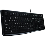 Juhtmega klaviatuur Logitech K120, must