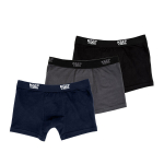 Meeste bokserid Anit Keep Calm, must, hall ja sinine, 3 paari