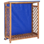 vidaXL kaminapuude hoiukast 105 x 38 x 118 cm, akaatsiapuit