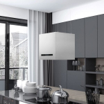 Rippuv k&ouml;&ouml;gisaare kubu VidaXL, puutetundlik LCD, roostevaba teras