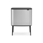 Brabantia Bo Touch puutetundlik pr&uuml;gikast 36L, matt teras, n&auml;puj&auml;ljekindel