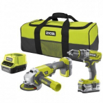 T&ouml;&ouml;riistakomplekt R18PDAG-242S 5133003842 RYOBI