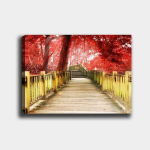 Pilt l&otilde;uendil Sild punasesse metsa