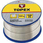 Jootetina 60% Sn, l&auml;bim&otilde;&otilde;t 1,0mm SW26, 100g, blister