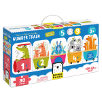 Pusle Make-a-Match Puzzle Number Train, 30 tk