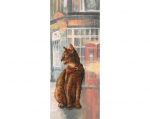 Ristpistes tikkimiskomplekt "Kassid linnas", 11.5 x 27.5, RTO