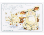 Ristpistes tikkimiskomplekt "Hop-corn", 32.5 x 22.5, RTO