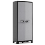 Keter mitmeotstarbeline hoiukapp riiulitega Titan, must, hall, 182 cm