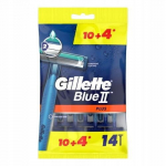 Gillette Meeste &uuml;hekordsed pardlid Gillette Blue 2 Plus 10 + 4 tk