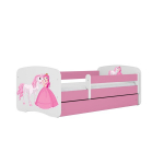 Lastevoodi koos madratsiga Kocot Kids Babydreams, 70x140 cm, roosa