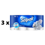 WC paber SELPAK, 3 kihti, 16,8m, 140 lehte, 16tk x 3 tk. pakett