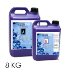 Epoksiidvaik katmiseks 1.5 cm Transparente 8 kg