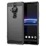 Telefoni&uuml;mbris Carbon Case Flexible TPU cover for Sony Xperia Pro-I black