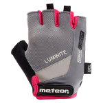 Jalgrattakindad Meteor GEL GX34, hall/roosa