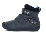 Laste talvesaapad Ponte20, nahast DA03-1-568, Royal Blue